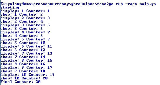 GoLang Concurrency