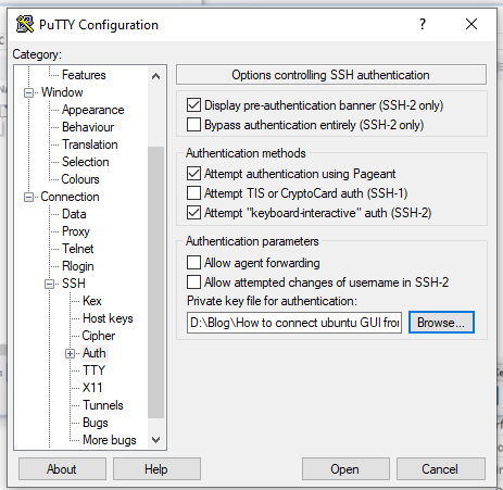 Connect To AWS EC2 Ubuntu GUI Using PUTTY