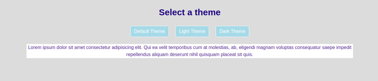 Light Theme of CSS