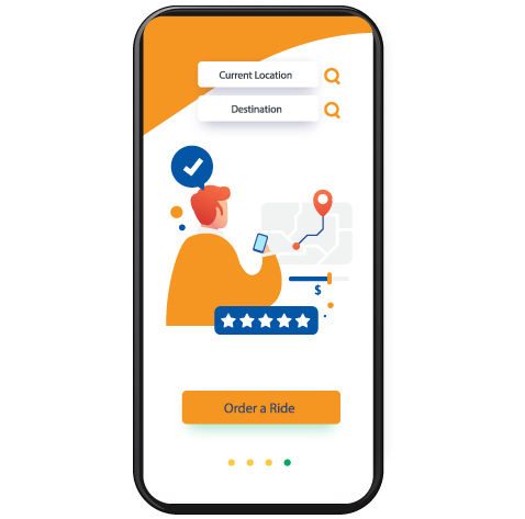 Passenger Panel - Taxi App Development