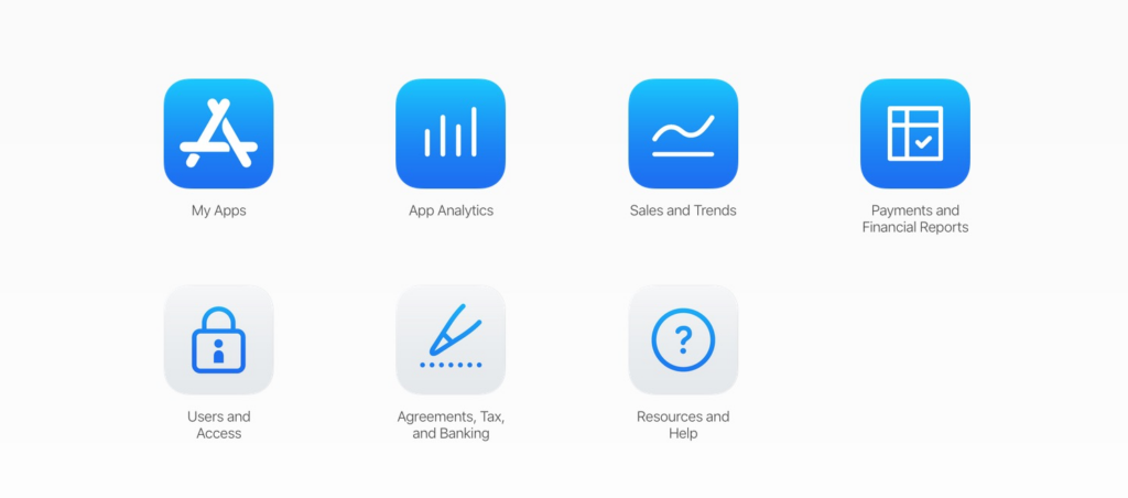 App Store Connect account