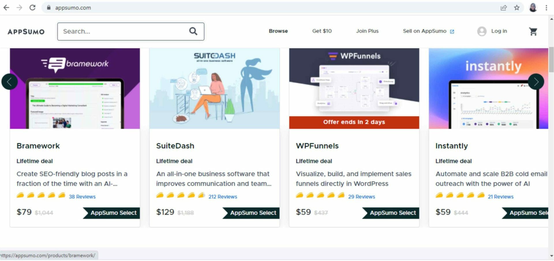 SaaS Marketing strategy APPSUMO