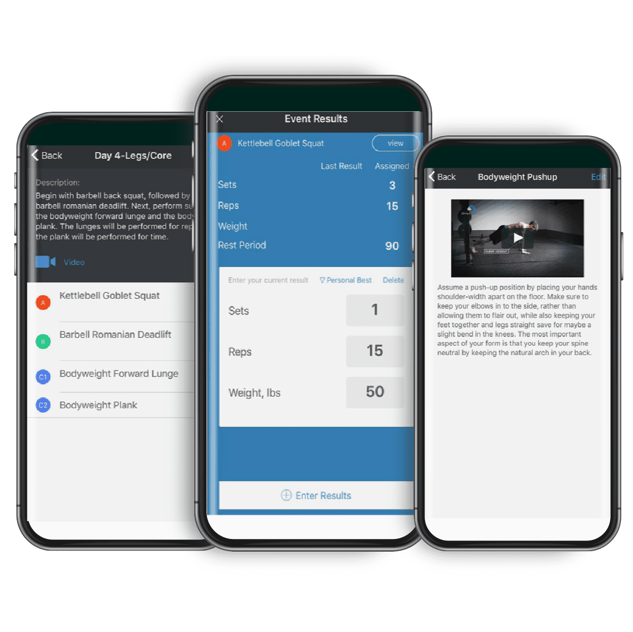 UI UX design done for US based fitness platform