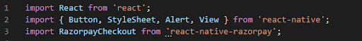 implementation with react native 