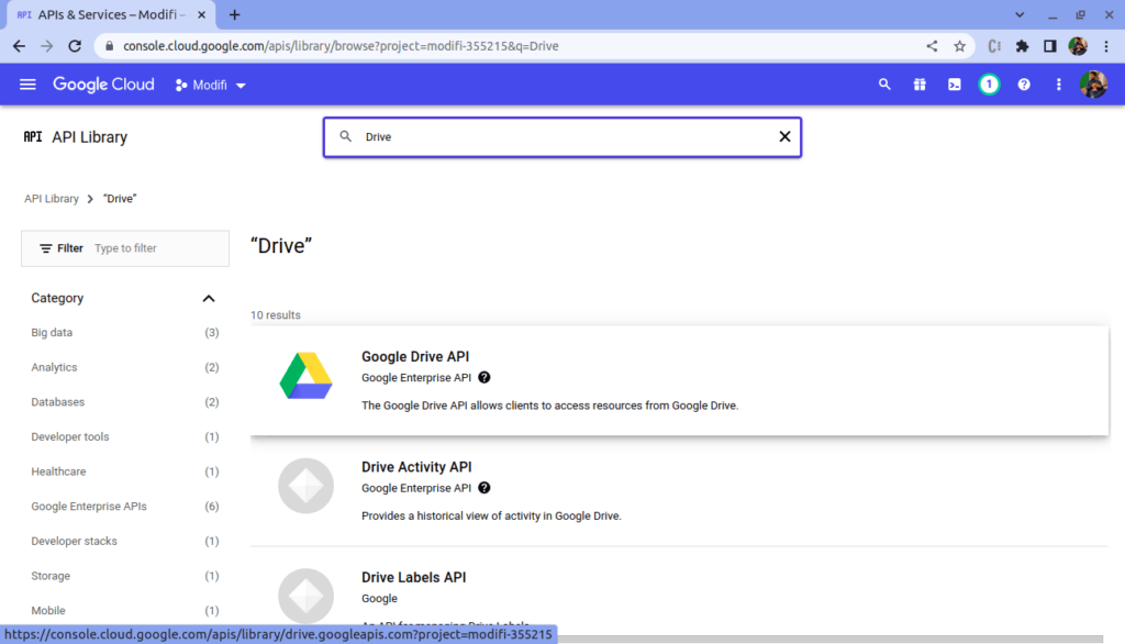 Google Drive API