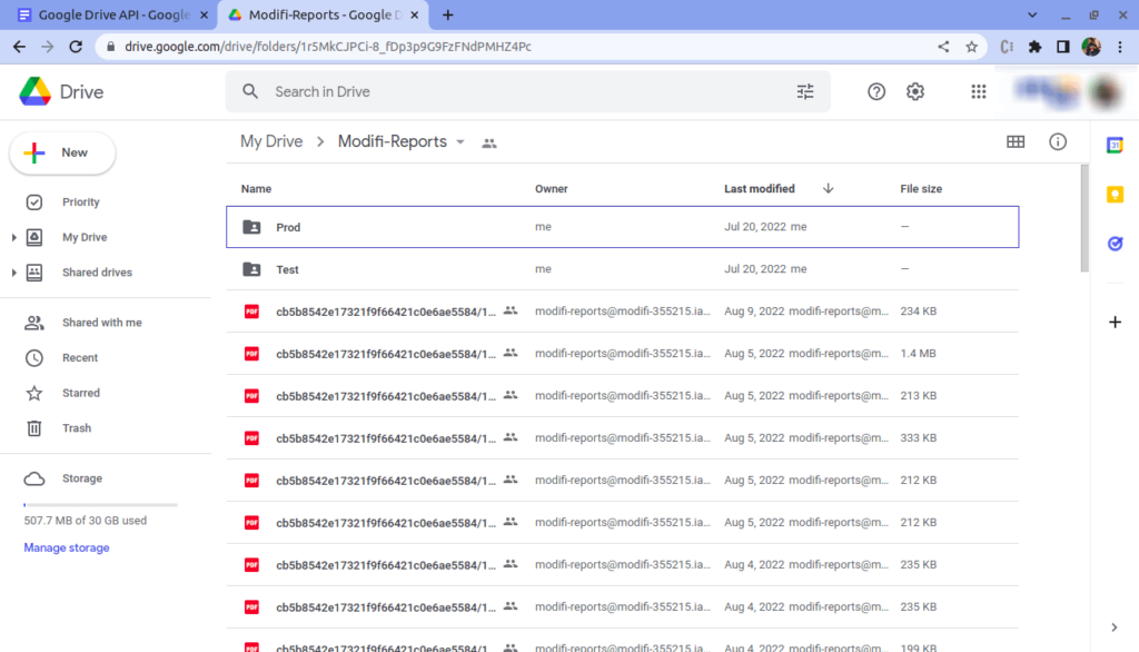 Google Drive API