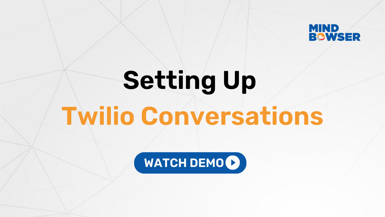 Setting Up Twilio Conversations Demo