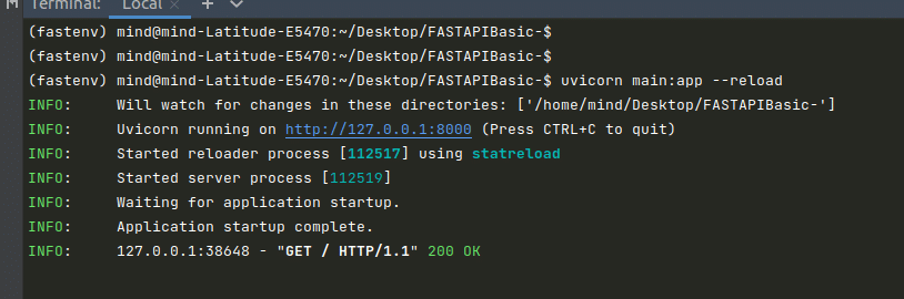 Creation of First API