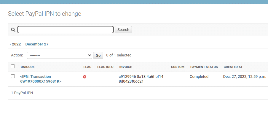 PayPal IPN