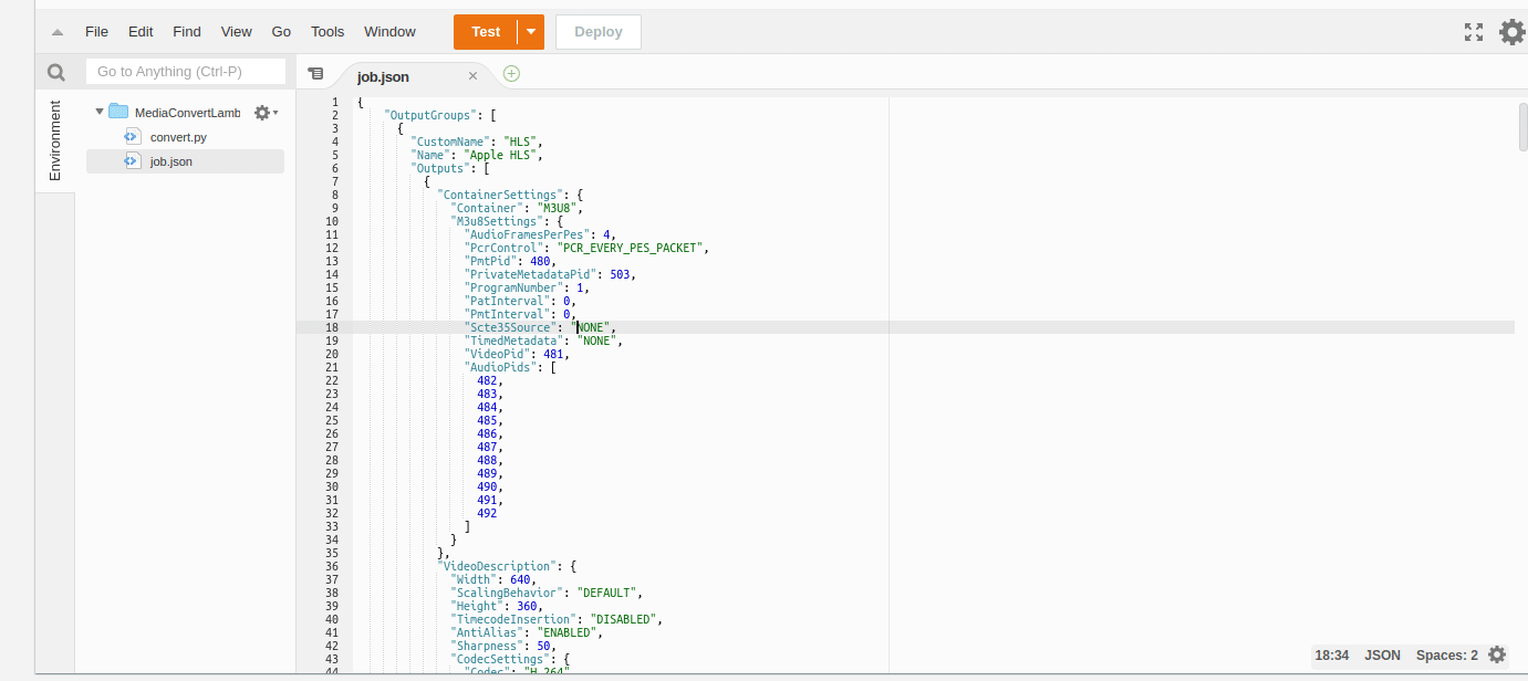 Job. JSON