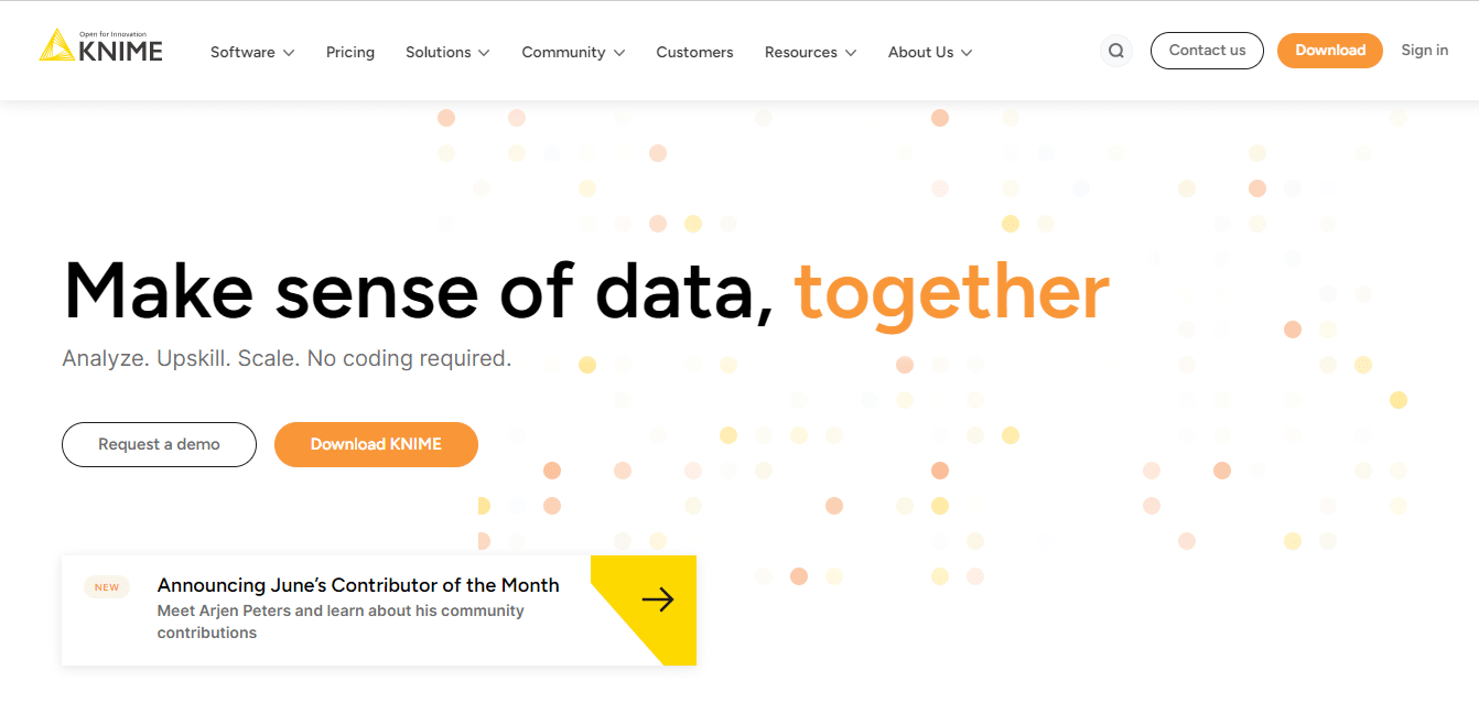 knime dashboard