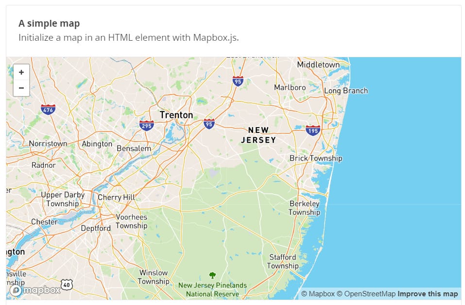 A simple map