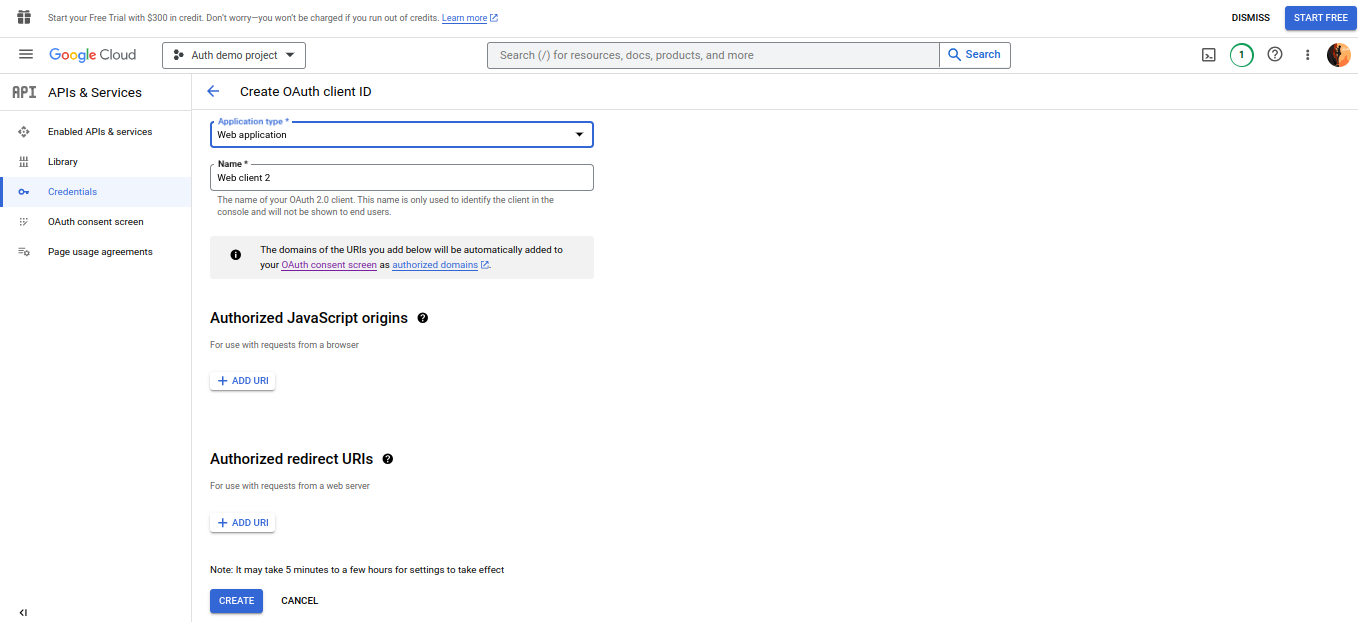 Give client a name to OAuth