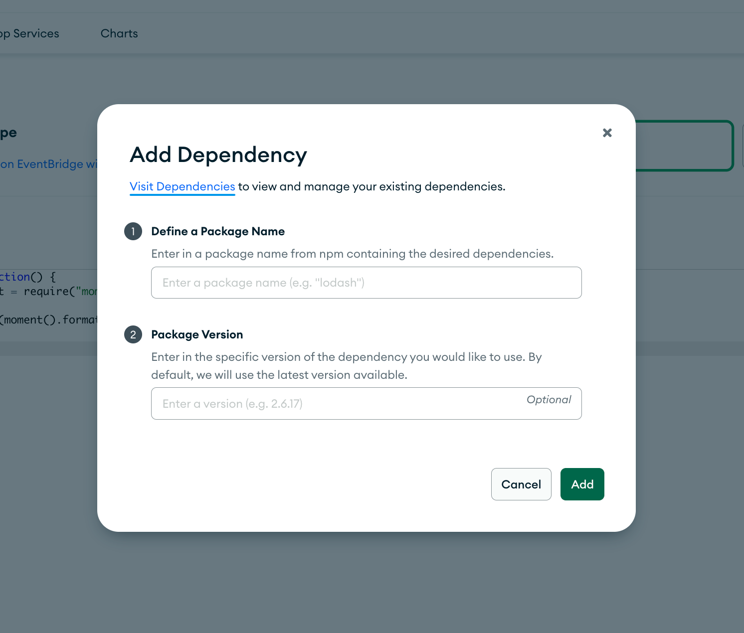 Visit Dependency