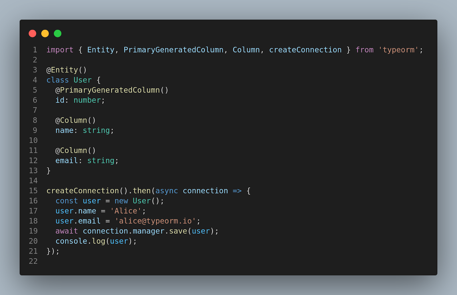 TypeORM Example