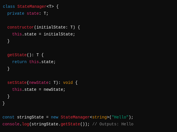 Class StateManager