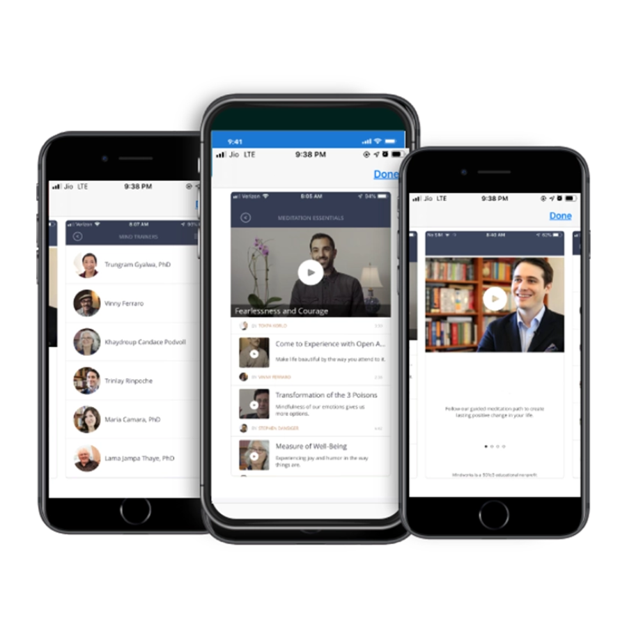 Meditation app form