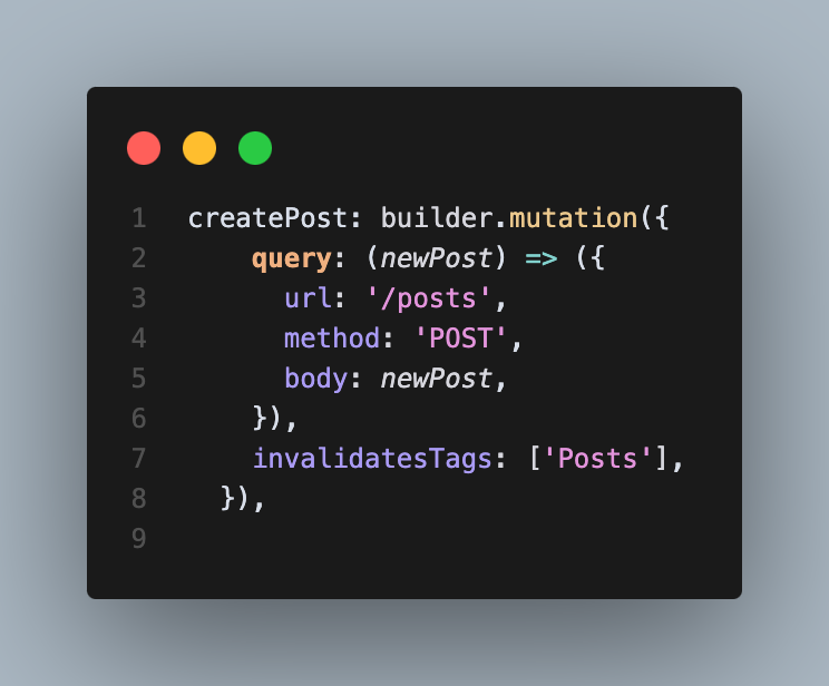Invalidate the Tag After Mutation