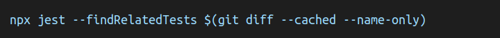 npx jest findRelatedTests