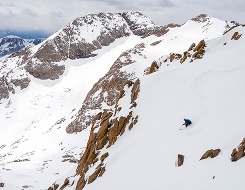 backcountry skiing weminuche