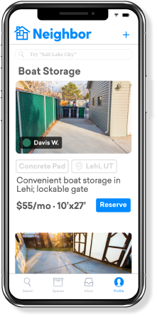 Boat Storage - Neighbor App