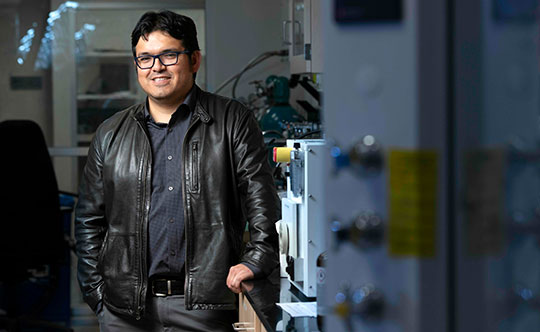Professor Luis Jauregui of the UC Irvine Department of Physics & Astronomy