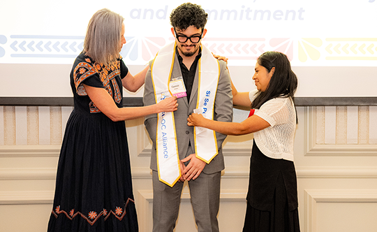 UCI-OC Alliance with student