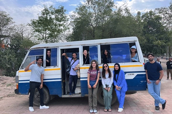 UCI medical students worked at clinical sites at Pandit Deendayal Upadhyay Medical College. Tori Nguyen