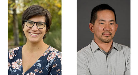 Natascha Trellinger Buswell, UCI assistant professor of teaching in mechanical and aerospace engineering, and Brian Sato, UCI professor of teaching in molecular biology and biochemistry, are co-principal investigators in a new initiative to enhance diversity among teaching professors at UCI, UC San Diego, UC Santa Cruz and UC Santa Barbara.