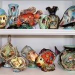 Vallauris Ceramic TV Lamp Collection by Dana Myerson