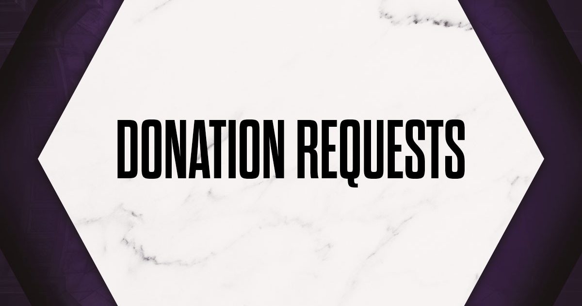 Ontario Reign Donation Requests