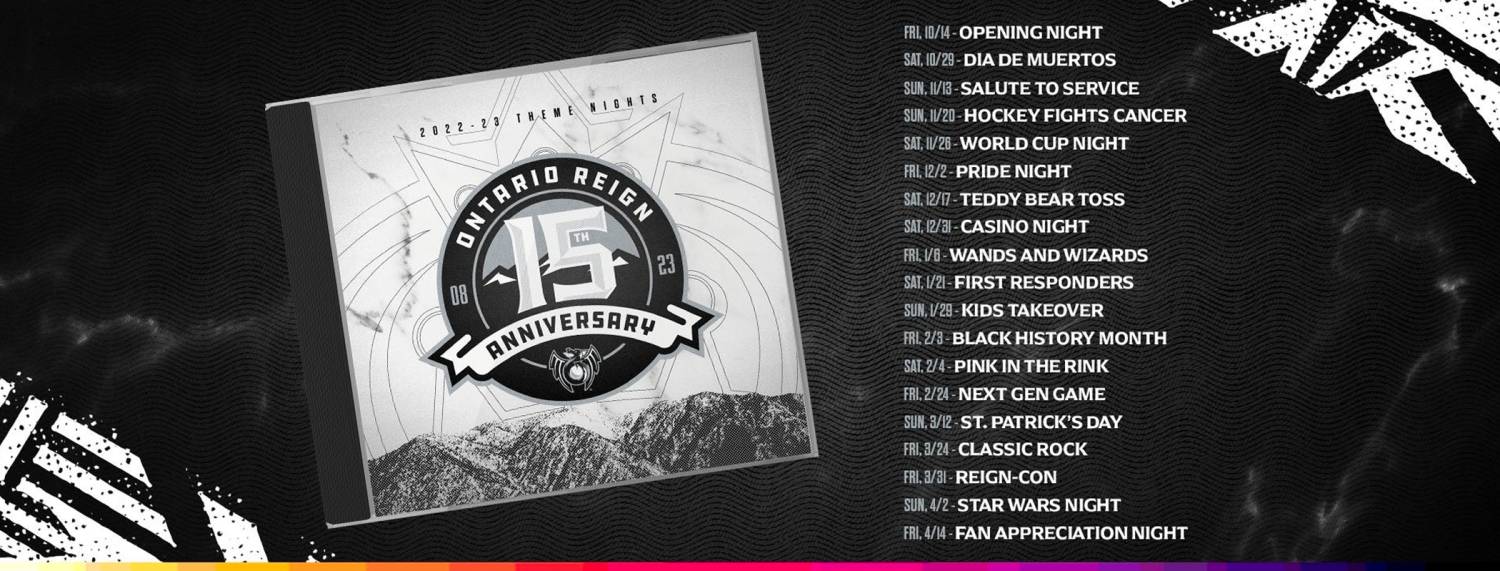 Ontario Reign | Reign Unveil 2022-23 Themes & Promotions Ontario Reign | Reign Unveil 2022-23 Themes & Promotions