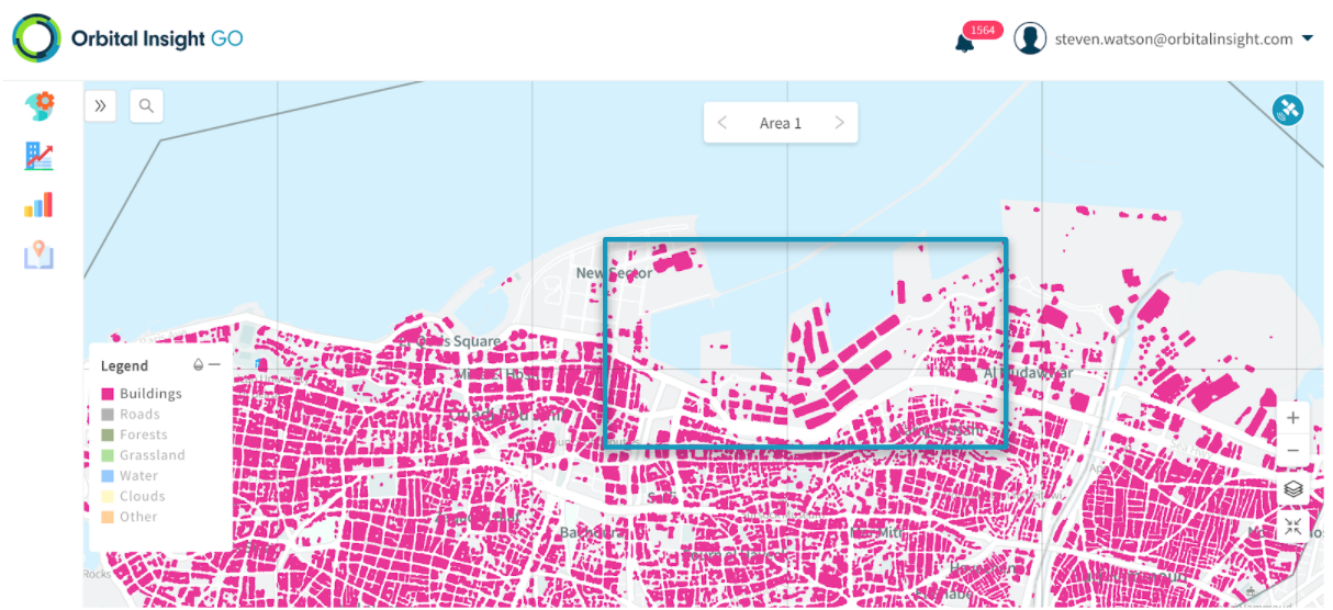 Orbital Insight Land Use Classification of Beirut - May 2020