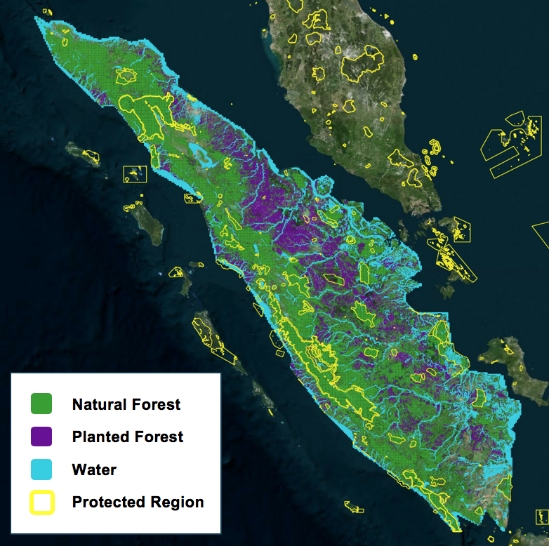 Land use classification of Sumatra