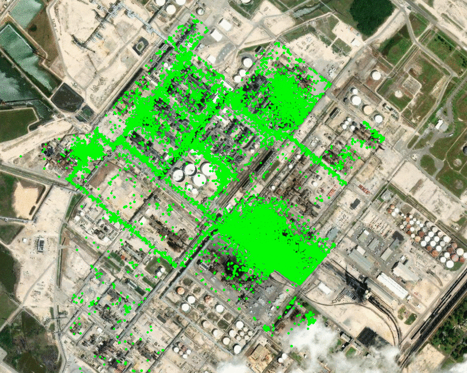 Geolocation Data Heat Map