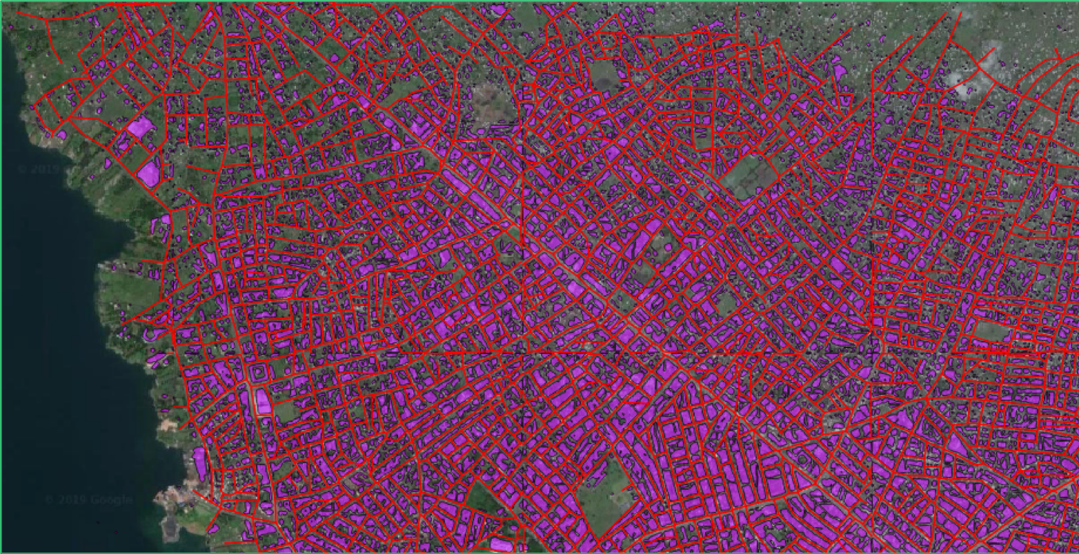 Road and infrastructure network in DRC