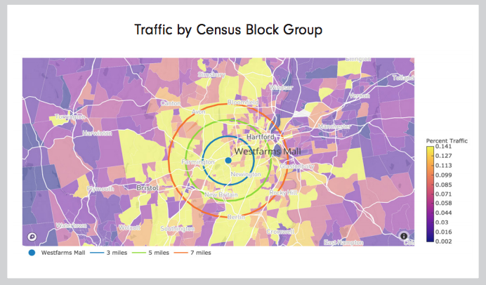 traffic by census block group