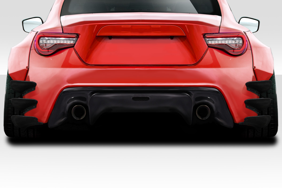 Duraflex Scion FRS Toyota 86 GT500 V3 Rear Bumper Canards 6 Piece for BRZ eBay
