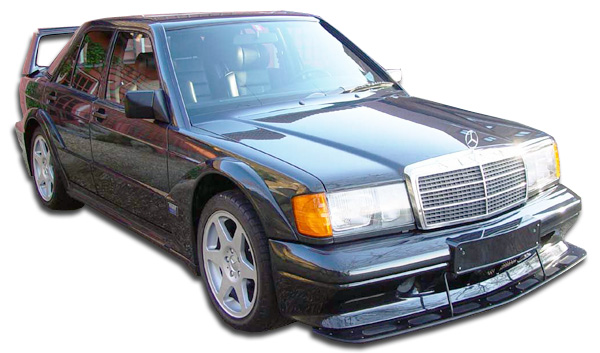 Duraflex W1 Evo 2 Wide Body Front Bumper Cover 1 Piece For 190 Mercedes 8 Ebay
