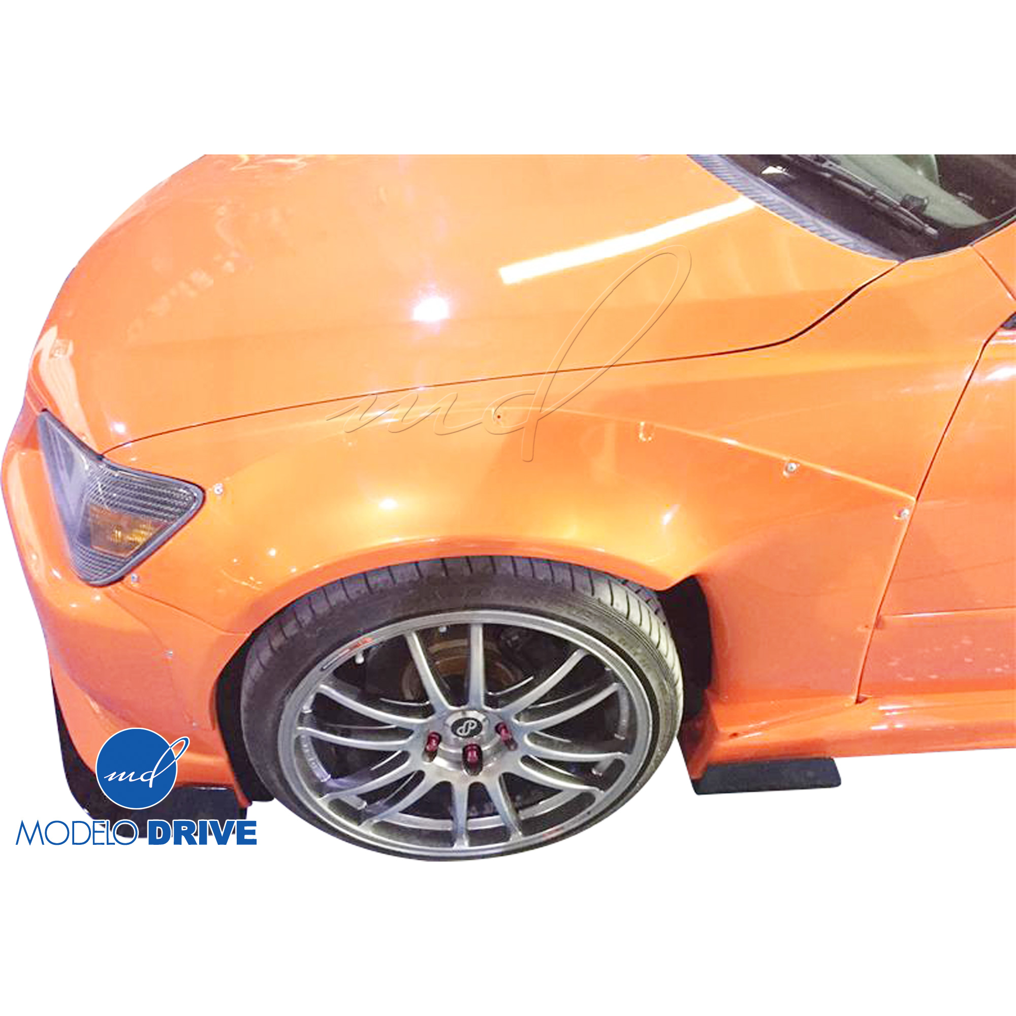 FRP MSV Wide Body 40mm Fender Flares (front) 4pc IS300 4dr For Lexus IS