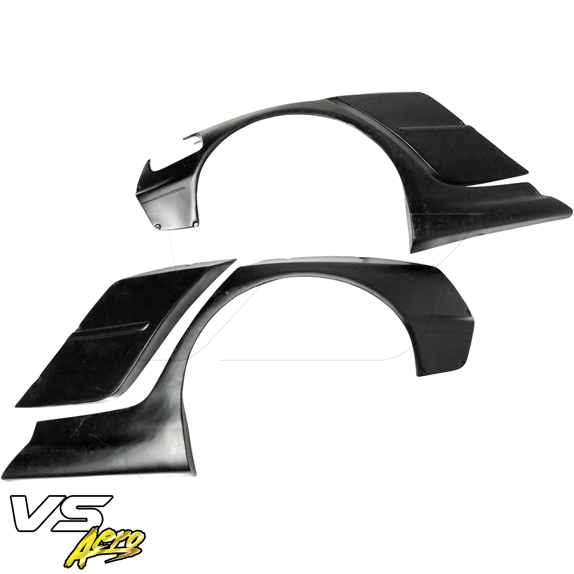 FRP TKYO V2 Wide Body Fender Flares (rear) 325i 330i E46 4dr Sedan Fits