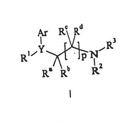 Imagen de la patente 3-AMINO-1-ARILPROPIL-INDOLES E INDOLES SUSTITUIDOS CON AZA.