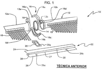 Imagen de la patente ABRAZADERA PARA SUJETAR RECOLECTORES SOLARES EN TECHOS.
