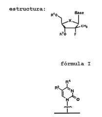 Imagen de la patente ANALOGOS DE NUCLEOSIDOS FLUORADOS MODIFICADOS.