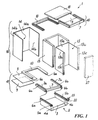 Imagen de la patente APARATO DE REFRIGERACION Y/O CONGELADOR MODULAR.