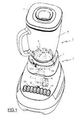 Imagen de la patente APARATO PARA LA PREPARACION DE ALIMENTOS PROVISTO CON UN DISPOSITIVO DE SEGURIDAD.