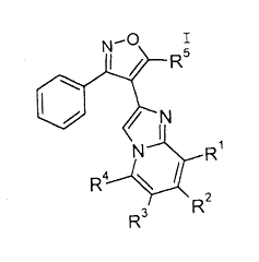 Imagen de la patente ARIL-ISOXAZOL-4-IL-IMIDAZO[1,2-A]PIRIDINA UTIL PARA EL TRATAMIENTO DE LA ENFERMEDAD DE ALZHEIMER A TRAVES DE RECEPTORES DE ACIDO GAMMA-AMINOBUTIRICO.