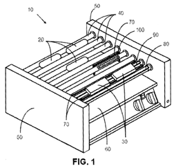 Imagen de la patente ASADOR DE RODILLOS PARA PRODUCTOS ALIMENTICIOS Y DISPOSITIVO ACCESORIO