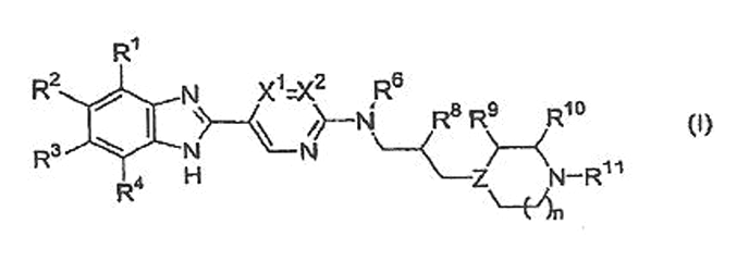 Imagen de la patente BENZOIMIDAZOL-2-IL-PIRIMIDINAS Y -PIRAZINAS COMO MODULADORES DE RECEPTOR DE HISTAMINA H4.