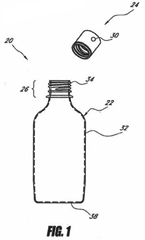Imagen de la patente BOTELLA PARA PRODUCTO DE HIGIENE DENTAL CON MECANISMO DE TIEMPO.